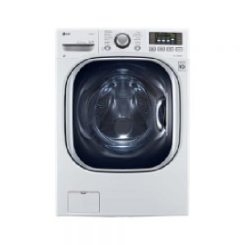 LG White Front Load Steam<br>Washer